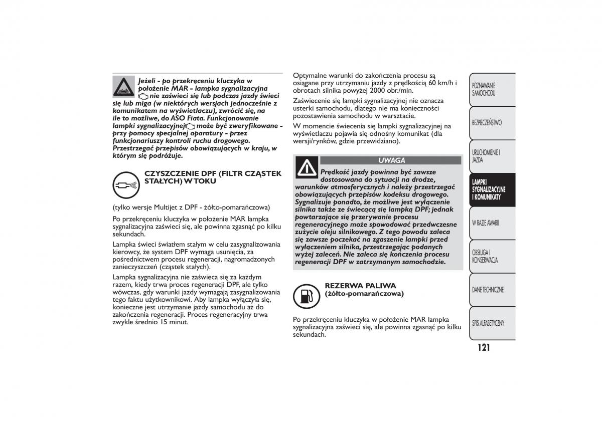Fiat 500 instrukcja obslugi / page 124