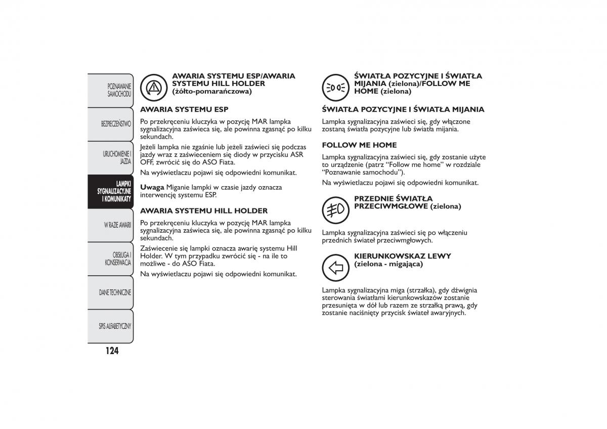 Fiat 500 instrukcja obslugi / page 127