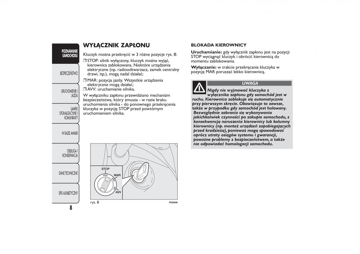 manual  Fiat 500 instrukcja / page 11