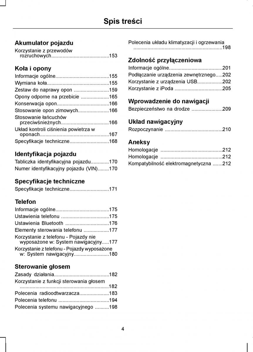 manual  Ford Kuga I 1 instrukcja / page 6