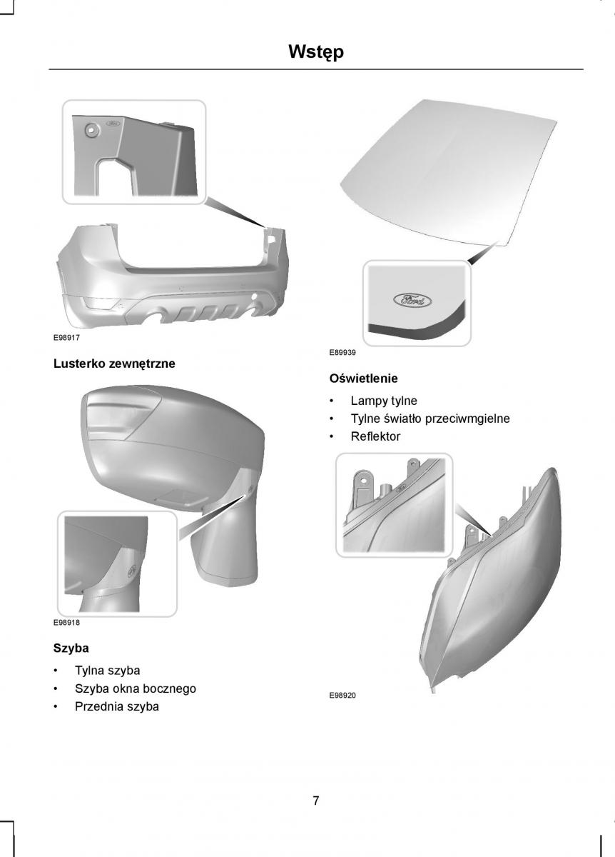 manual  Ford Kuga I 1 instrukcja / page 9