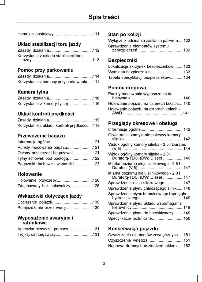 manual  Ford Kuga I 1 instrukcja / page 5