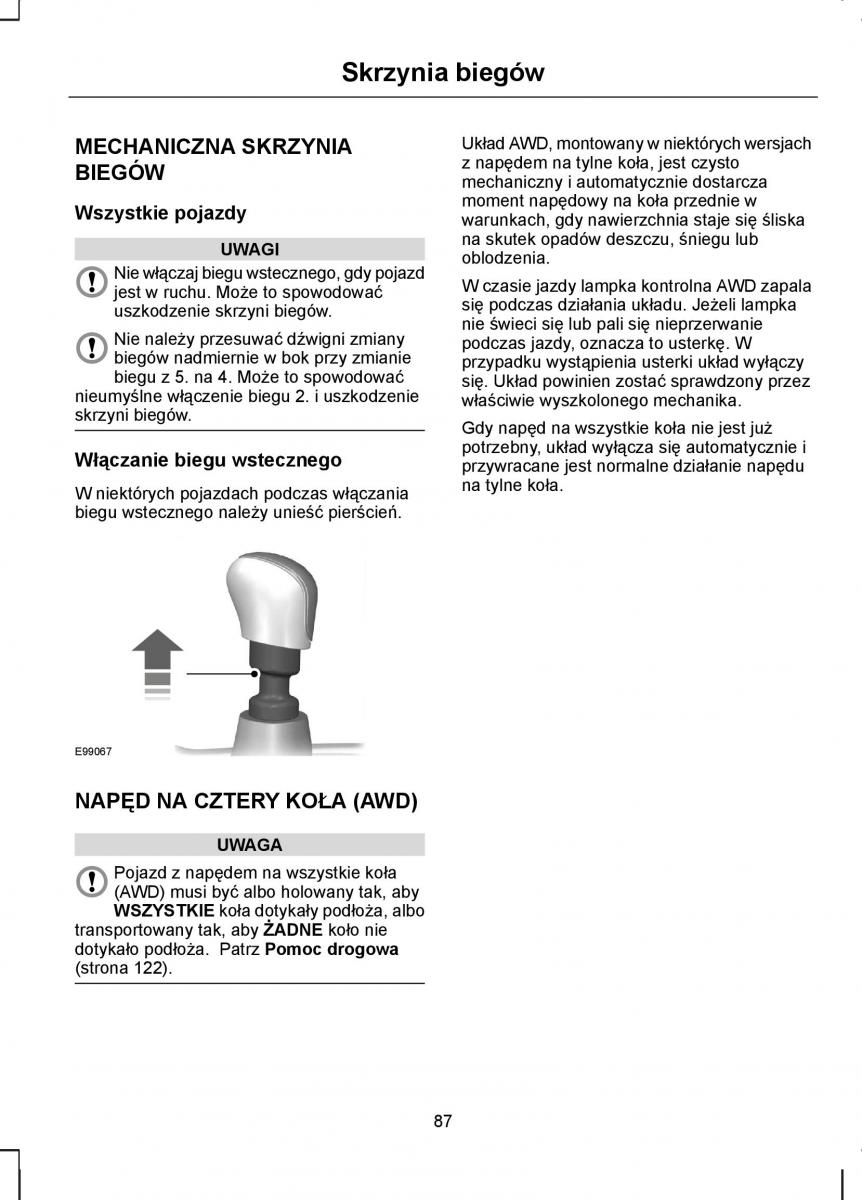 manual Ford / page 89