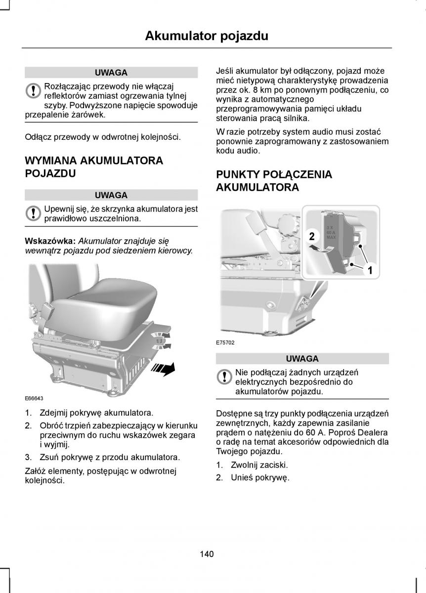 manual Ford / page 142