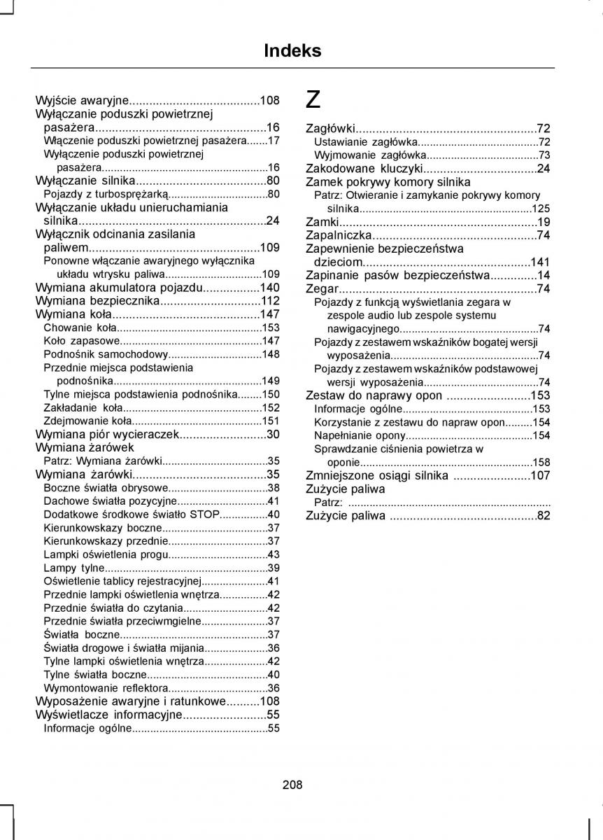 manual  Ford Transit VII 7 instrukcja / page 210