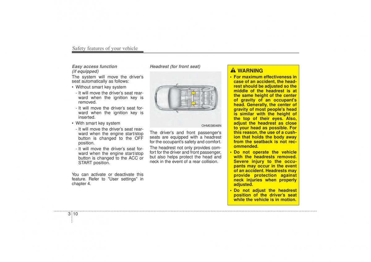 Kia Sorento II 2 owners manual / page 24