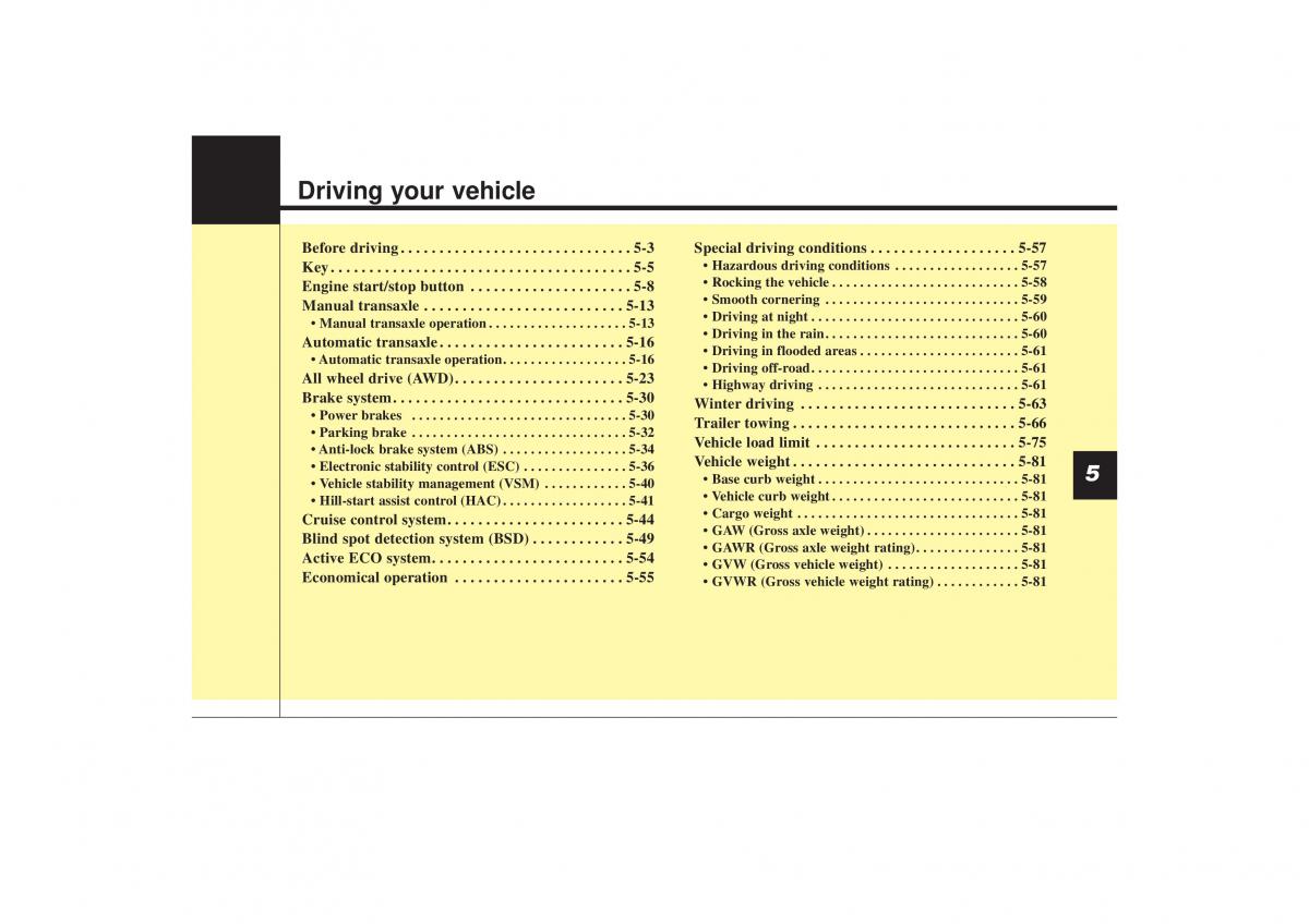 Kia Sorento II 2 owners manual / page 306