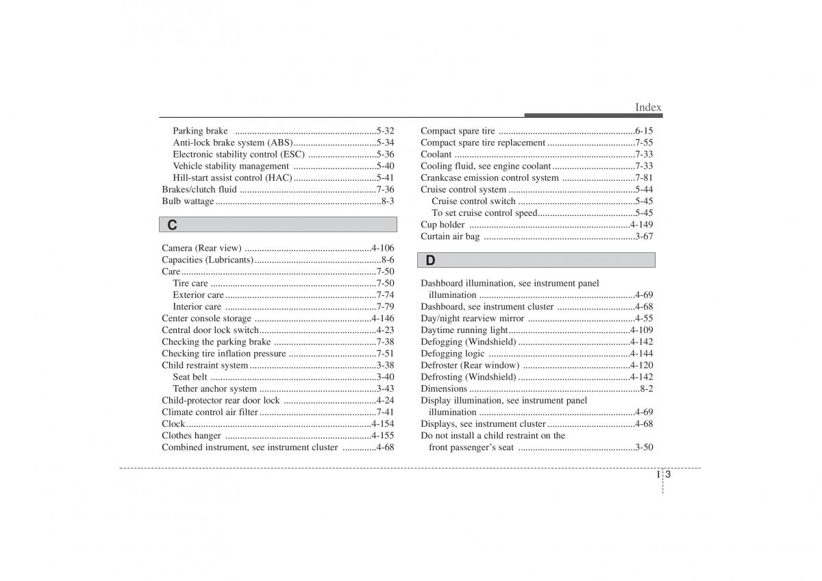 Kia Sorento II 2 owners manual / page 501