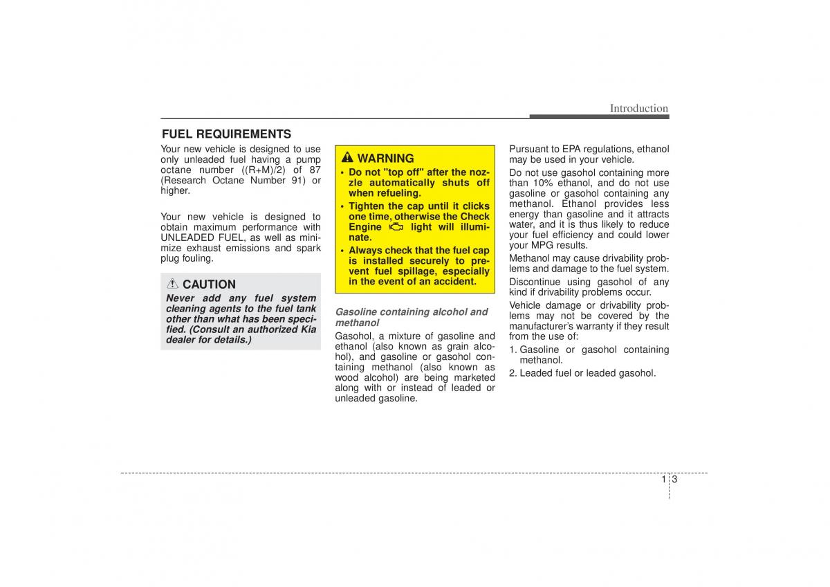 Kia Sorento II 2 owners manual / page 6