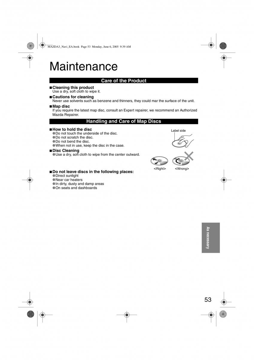Mazda 3 I 1 owners manual / page 415