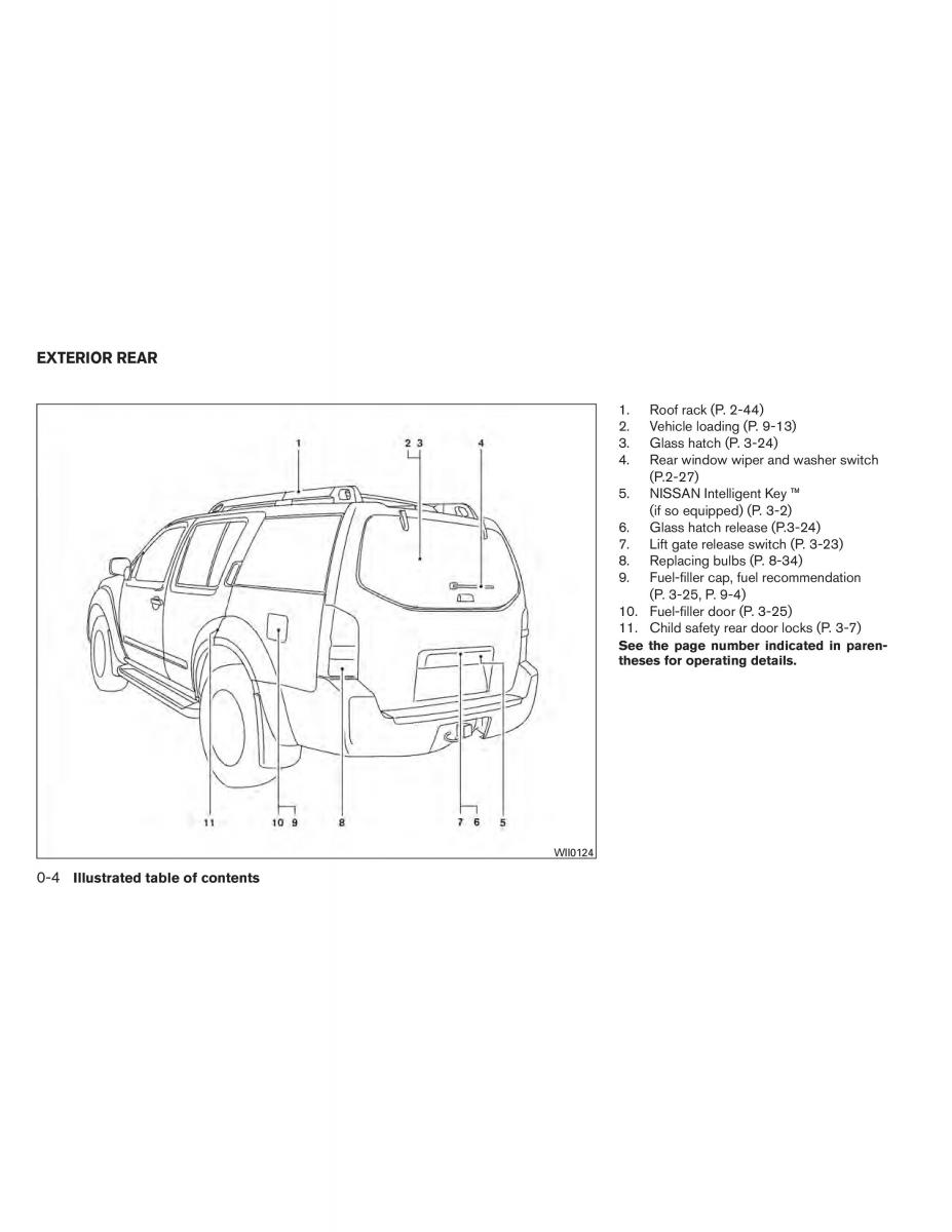 Nissan Pathfinder III 3 owners manual / page 13