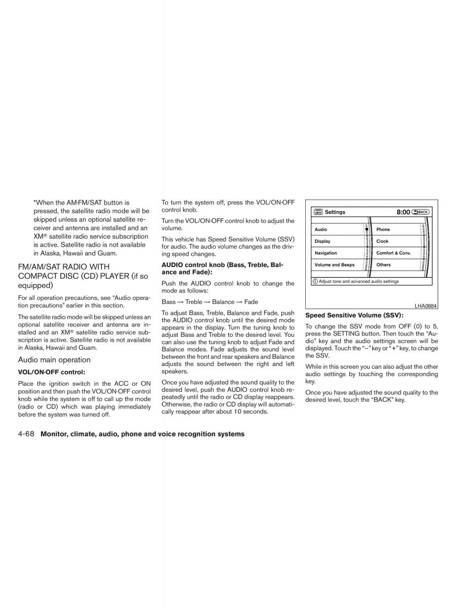 Nissan Pathfinder III 3 owners manual / page 241