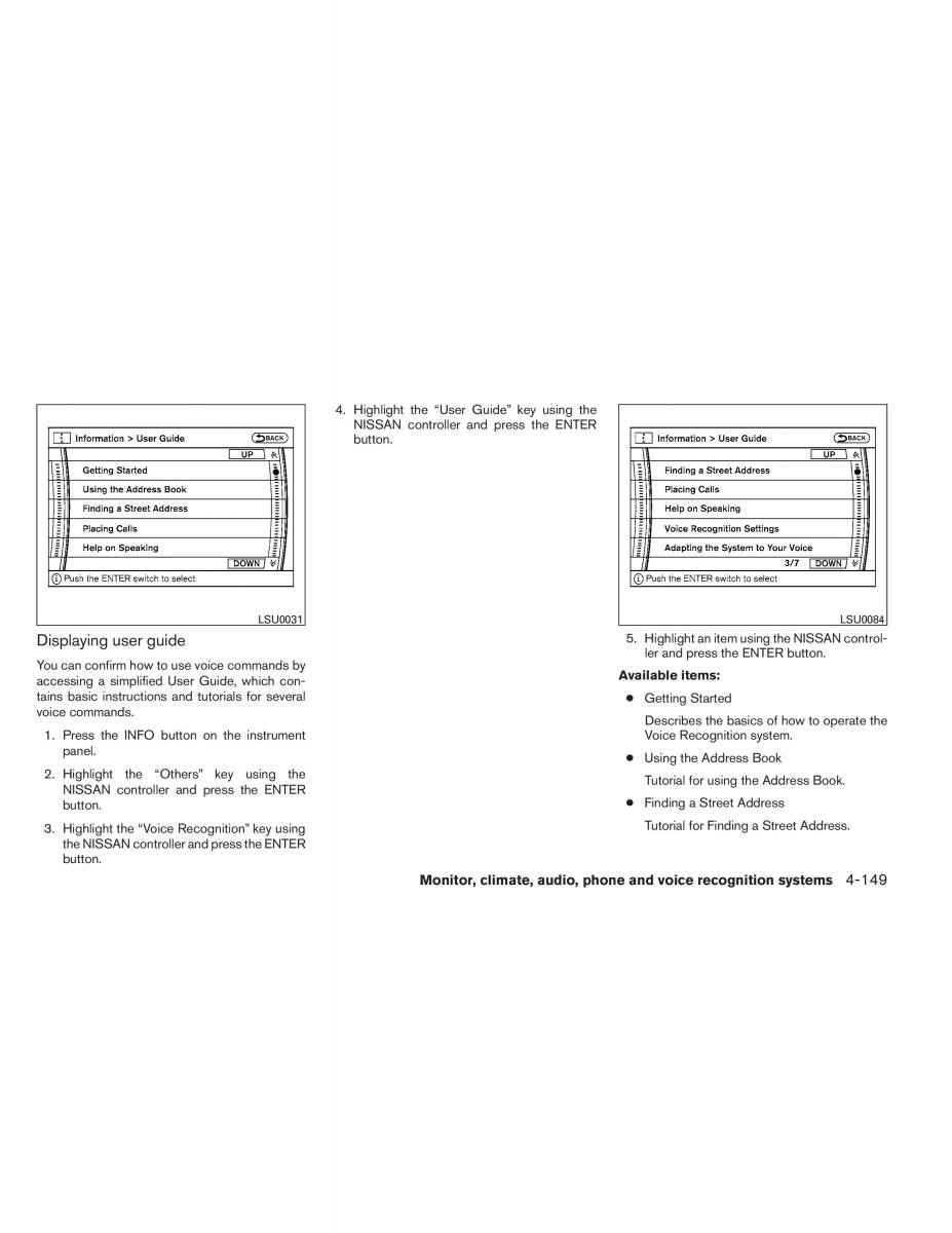 Nissan Pathfinder III 3 owners manual / page 322