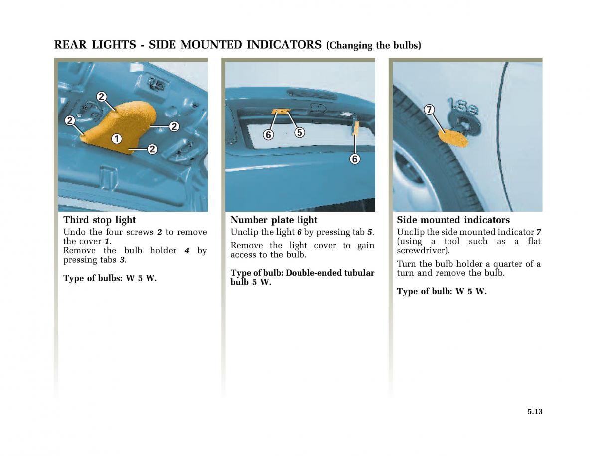 manual  Renault Megane I 1 phase II owners manual / page 146