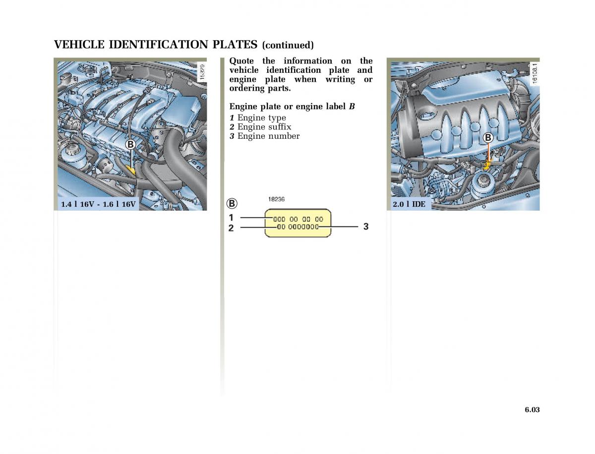 Renault Megane I 1 phase II owners manual / page 172