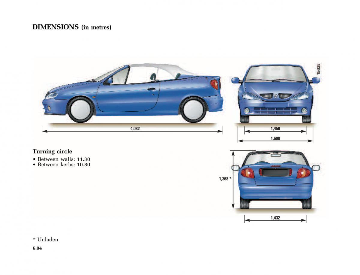 Renault Megane I 1 phase II owners manual / page 173