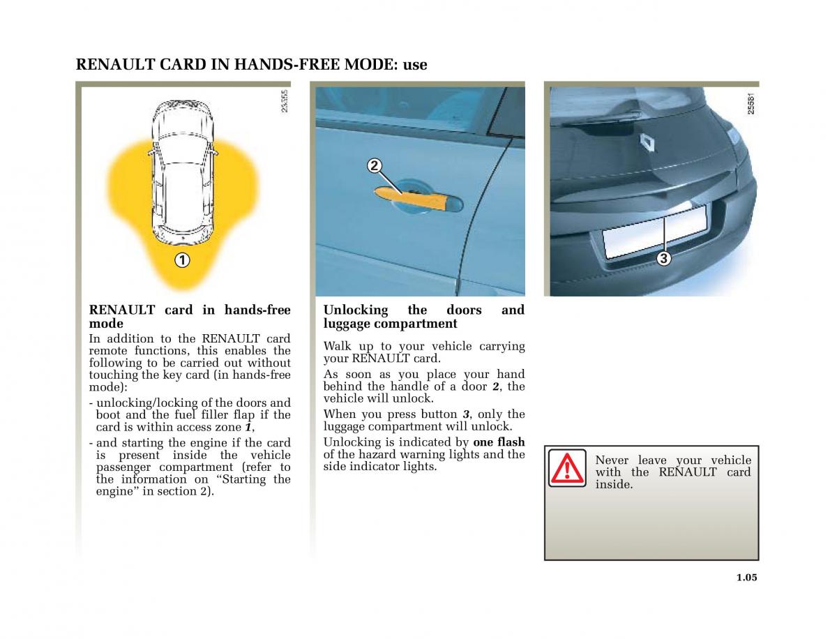 manual  Renault Megane II 2 owners manual / page 14