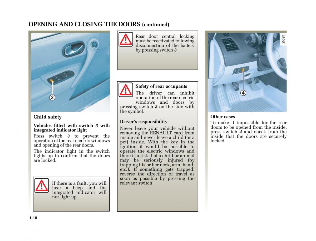 Renault Megane II 2 owners manual / page 19