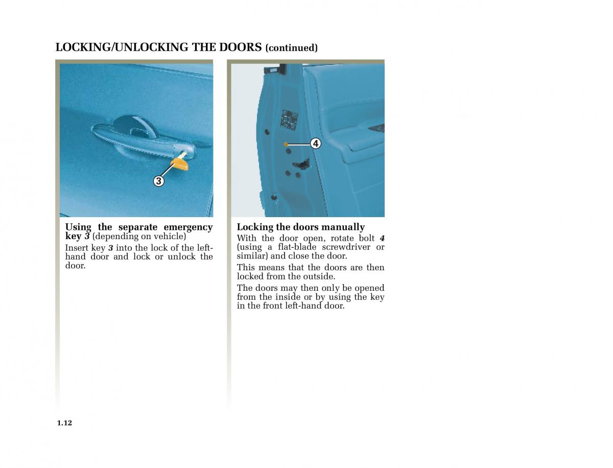 manual  Renault Megane II 2 owners manual / page 21