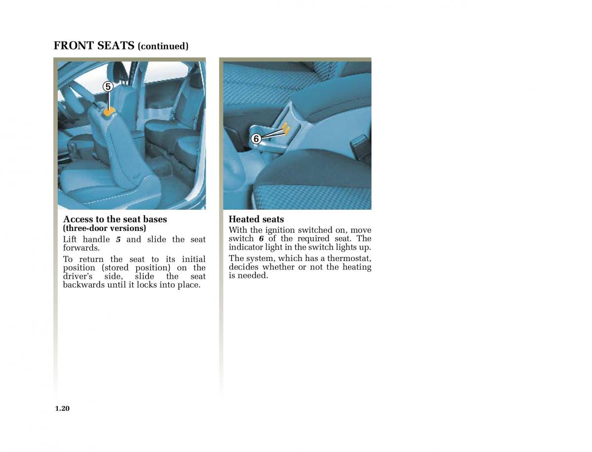 Renault Megane II 2 owners manual / page 29
