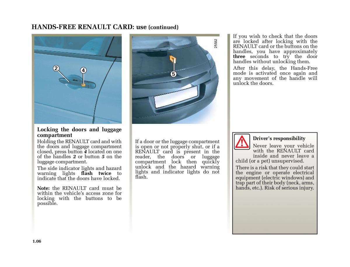 Renault Megane II 2 owners manual / page 15