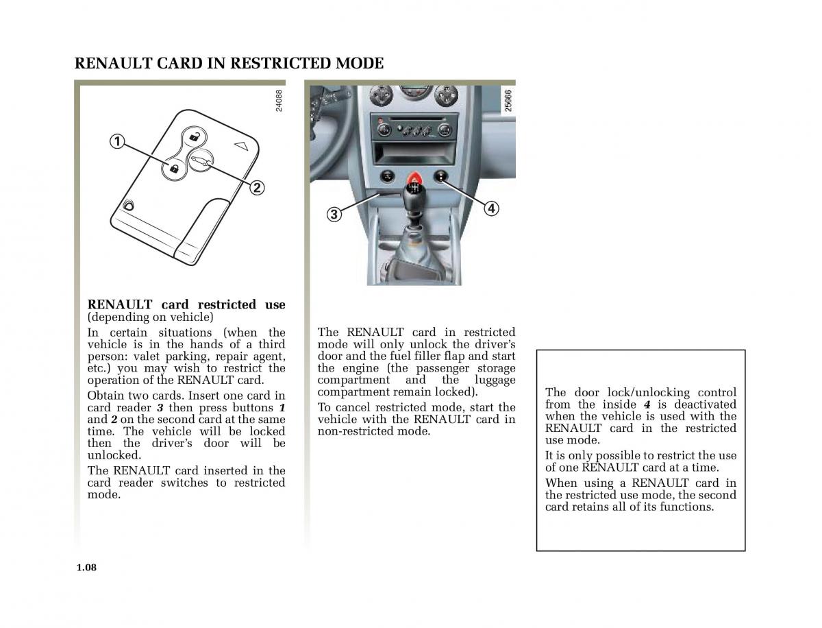 Renault Megane II 2 owners manual / page 17