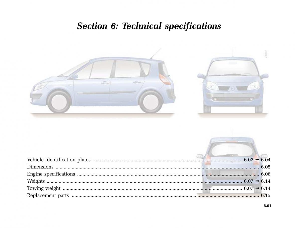 Renault Scenic II 2 owners manual / page 242