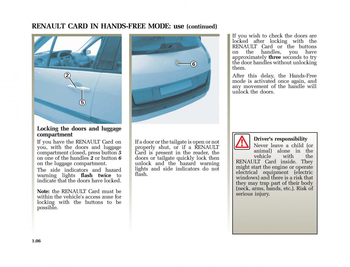 Renault Scenic II 2 owners manual / page 17