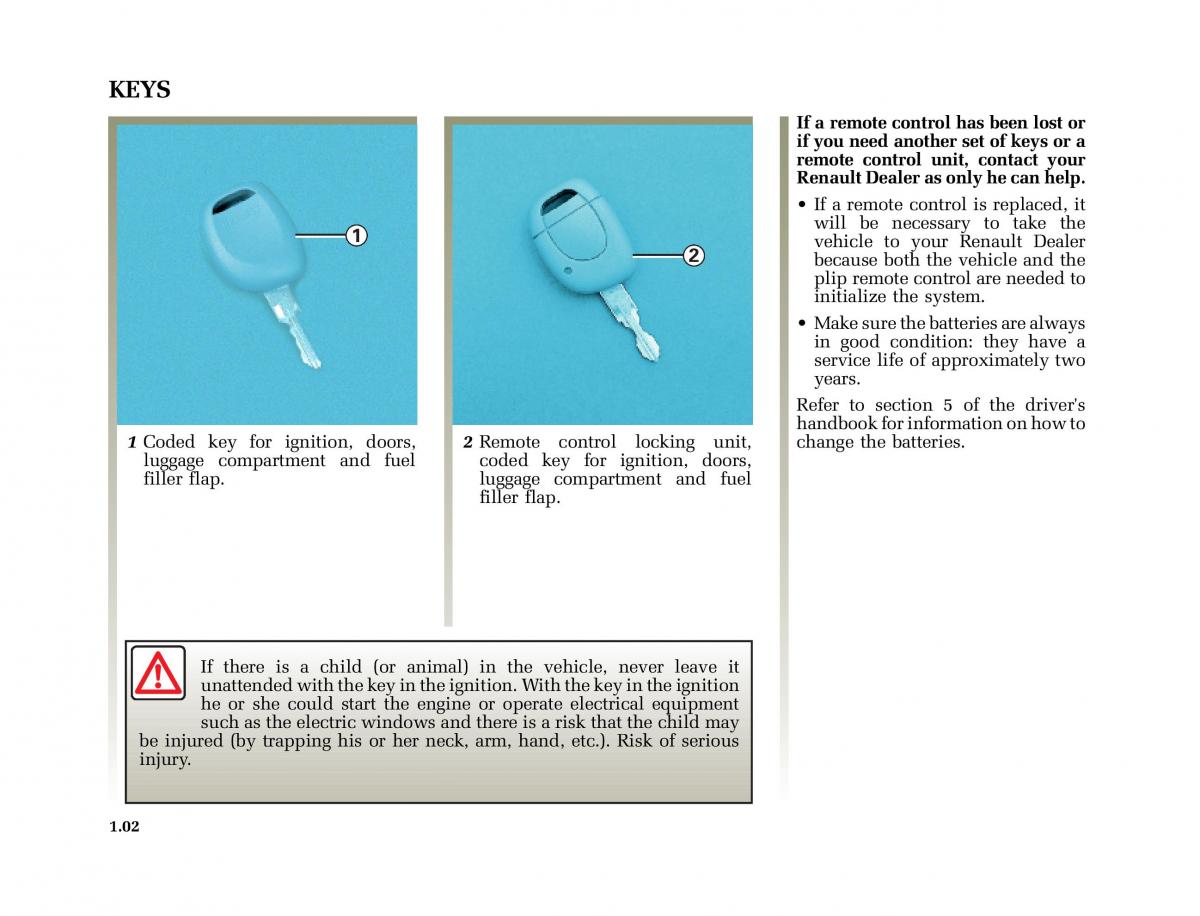 manual  Renault Twingo I 1 owners manual / page 7