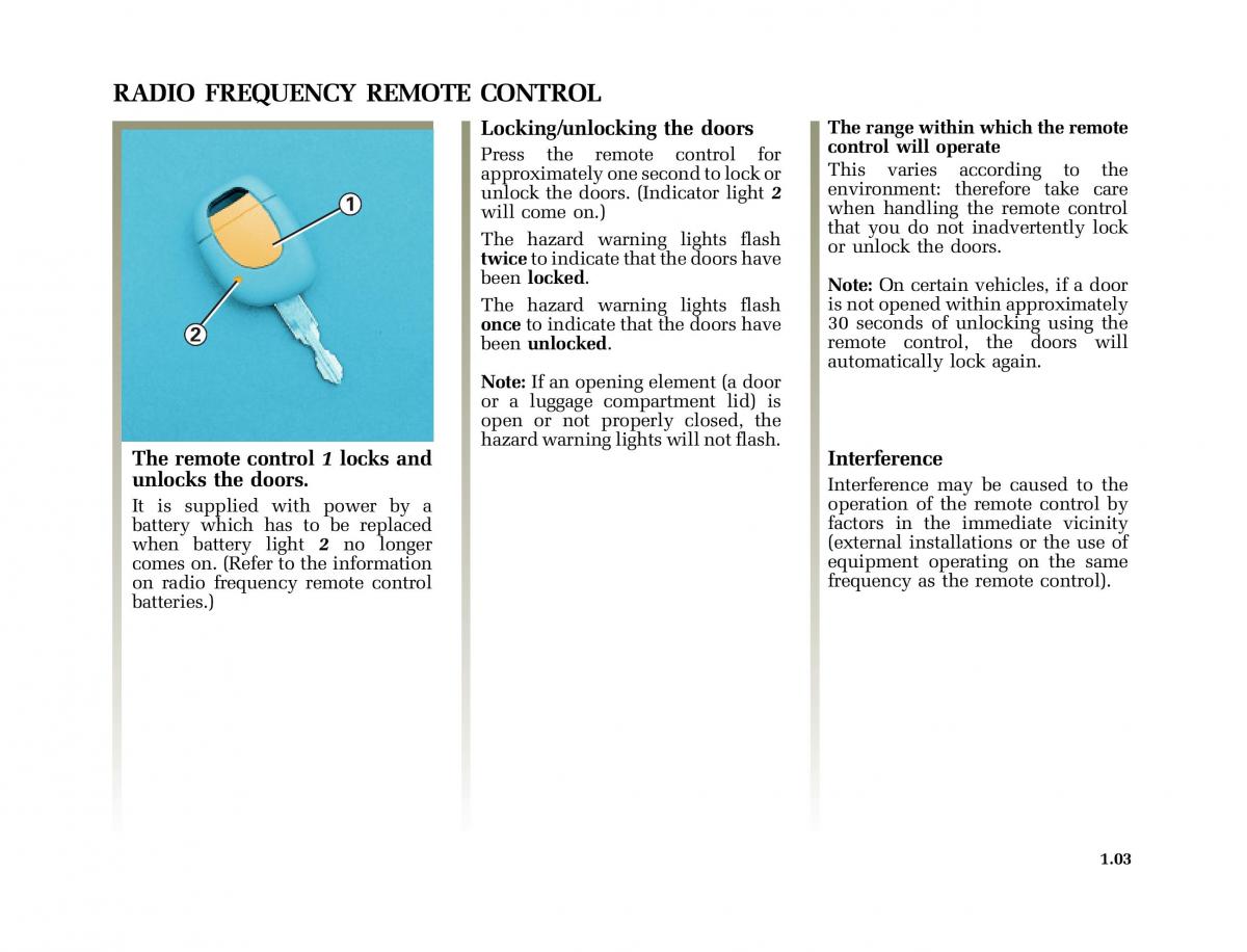 manual  Renault Twingo I 1 owners manual / page 8