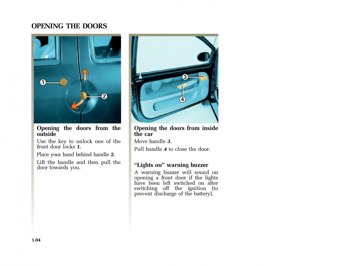 manual  Renault Twingo I 1 owners manual / page 9