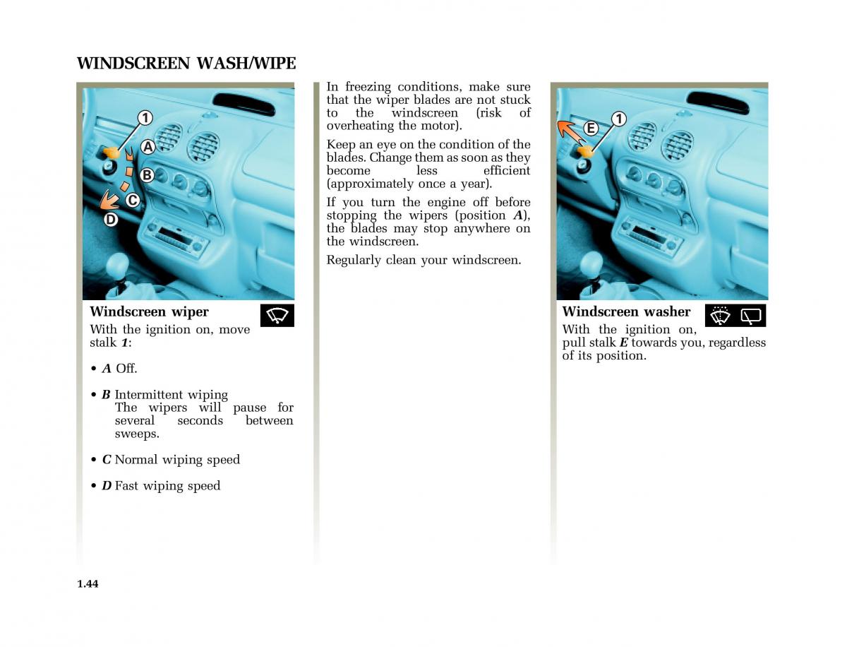 Renault Twingo I 1 owners manual / page 49