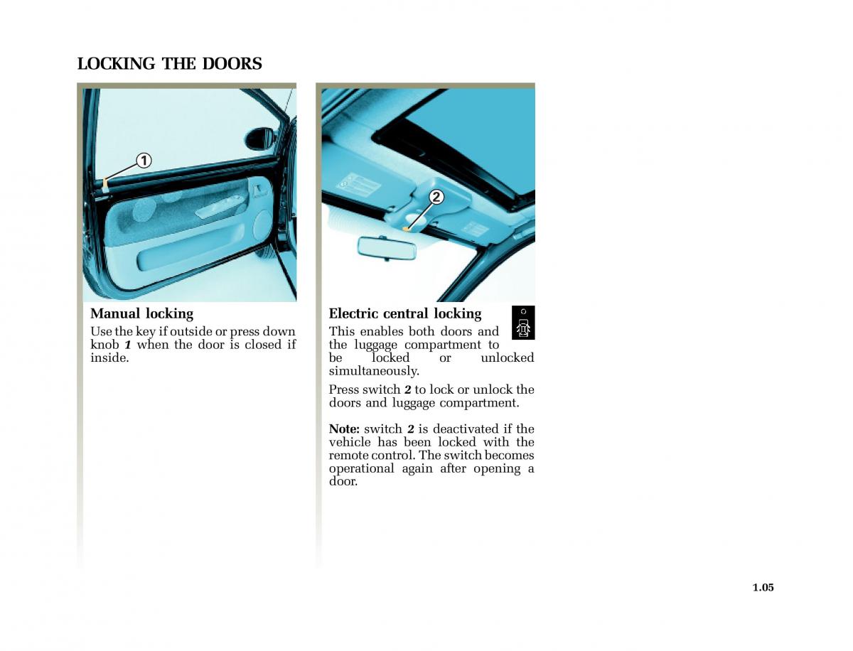 Renault Twingo I 1 owners manual / page 10