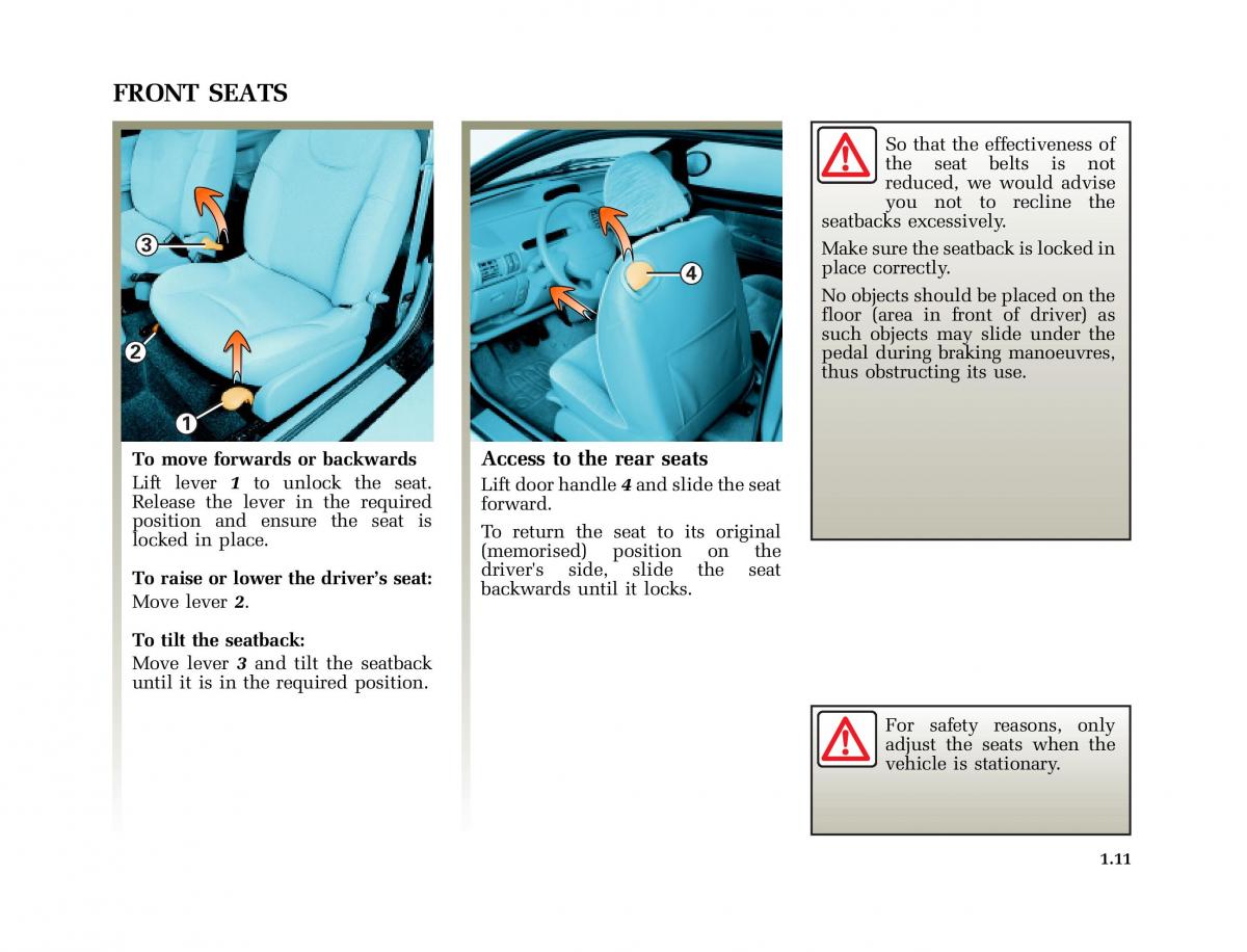 Renault Twingo I 1 owners manual / page 16