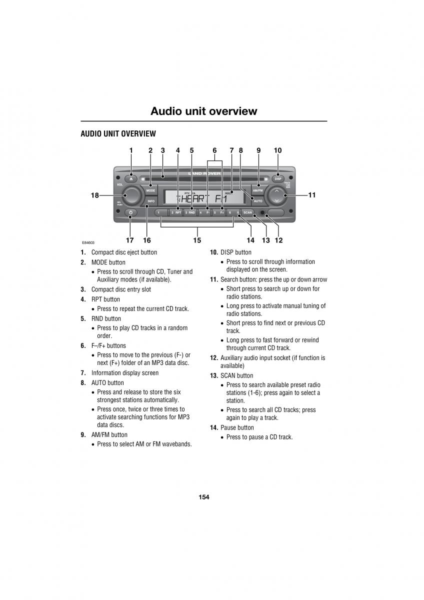 Land Rover Defender III gen owners manual / page 11
