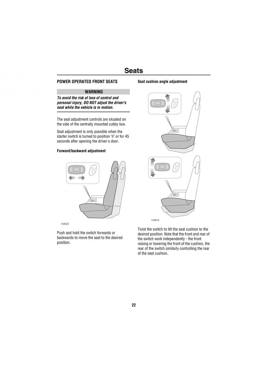 manual  Land Rover Discovery II 2 owners manual / page 15