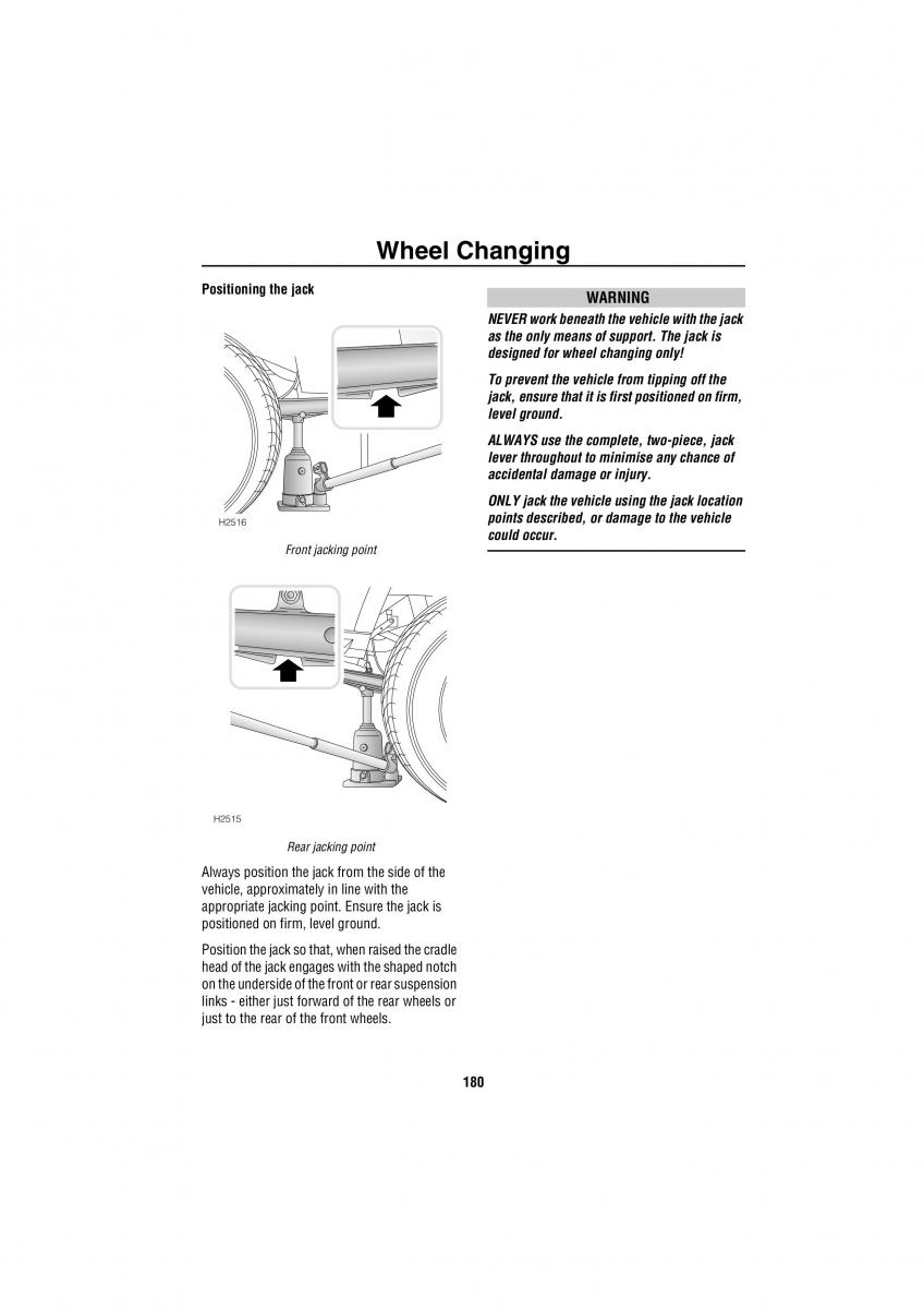 manual Land Rover Discovery Land Rover Discovery II 2 owners manual / page 173