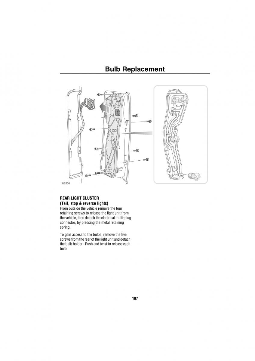 Land Rover Discovery II 2 owners manual / page 190