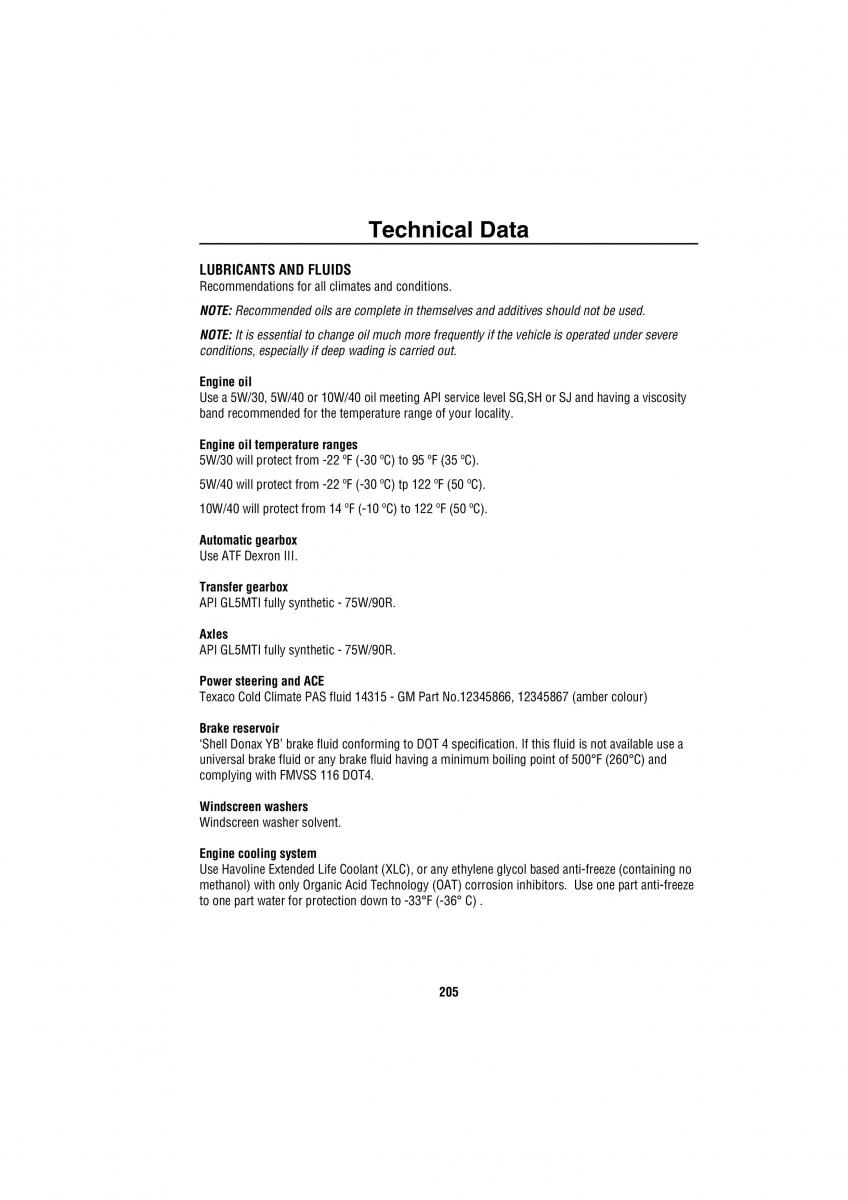 manual Land Rover Discovery Land Rover Discovery II 2 owners manual / page 198