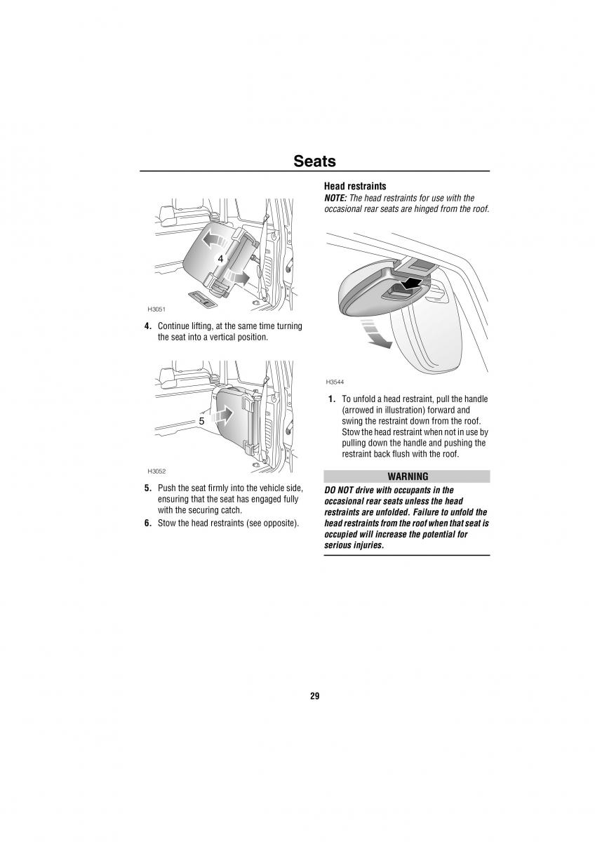 Land Rover Discovery II 2 owners manual / page 22