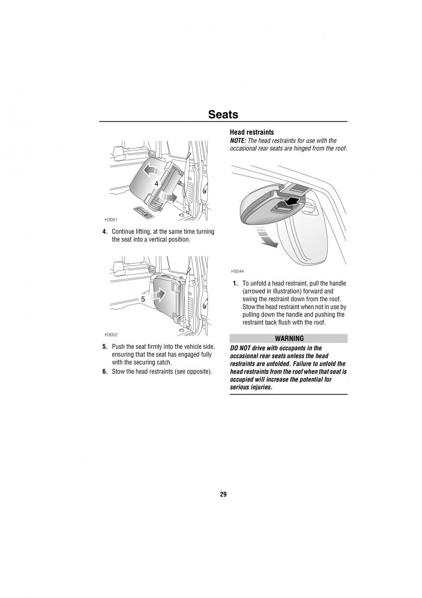 manual  Land Rover Discovery II 2 owners manual / page 22