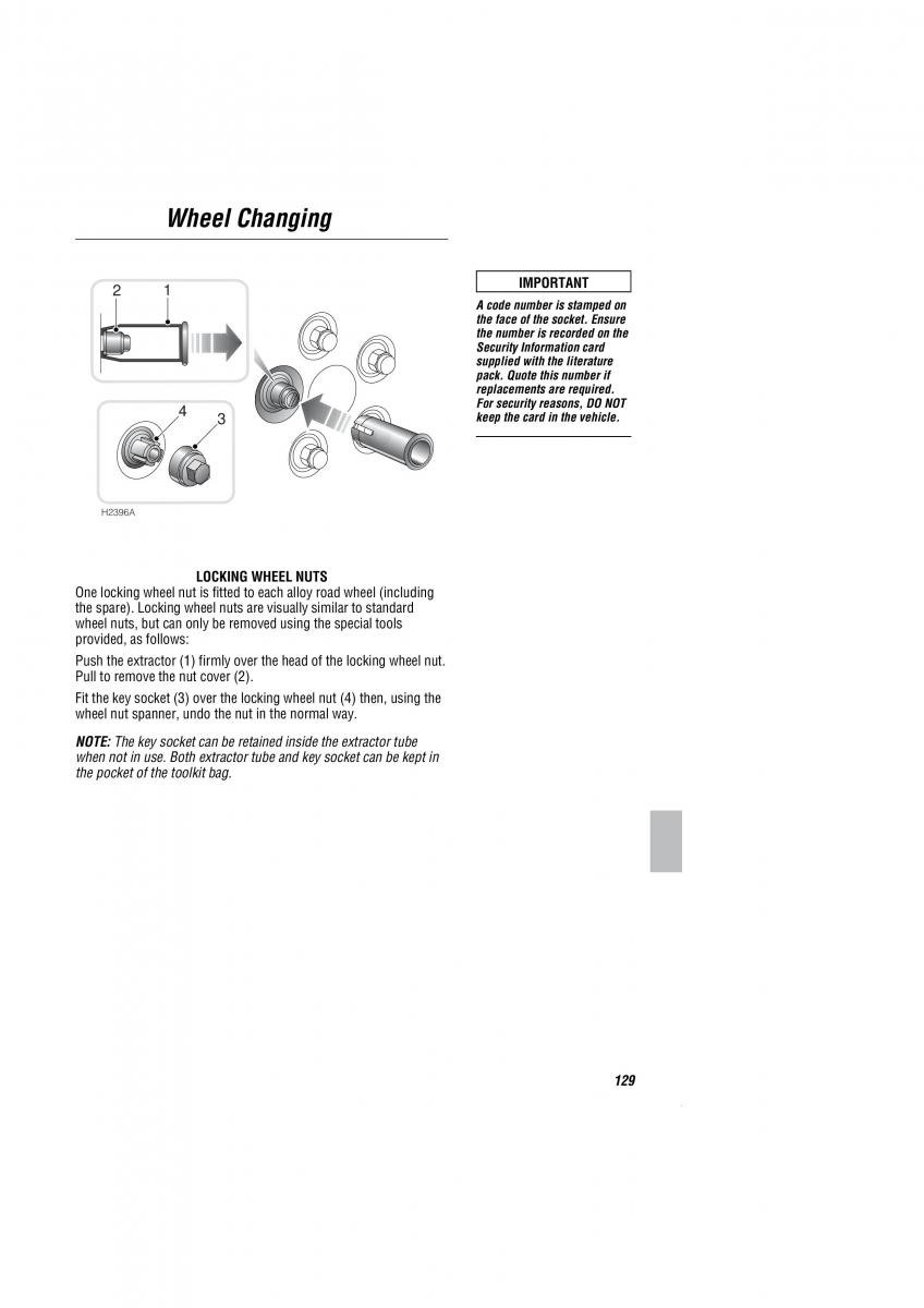 Land Rover Freelander I 1 owners manual / page 130