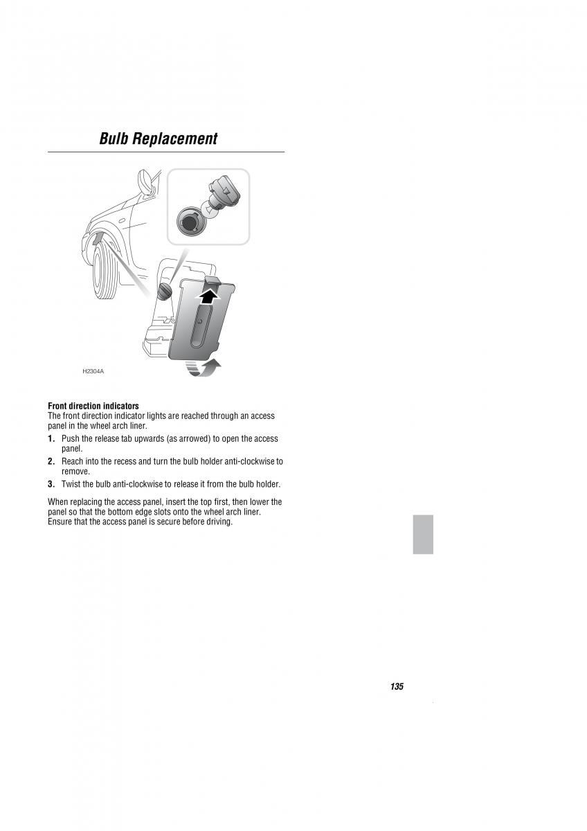 Land Rover Freelander I 1 owners manual / page 136
