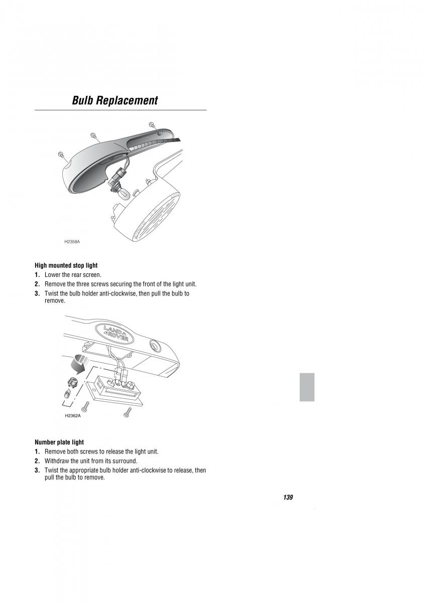 Land Rover Freelander I 1 owners manual / page 140