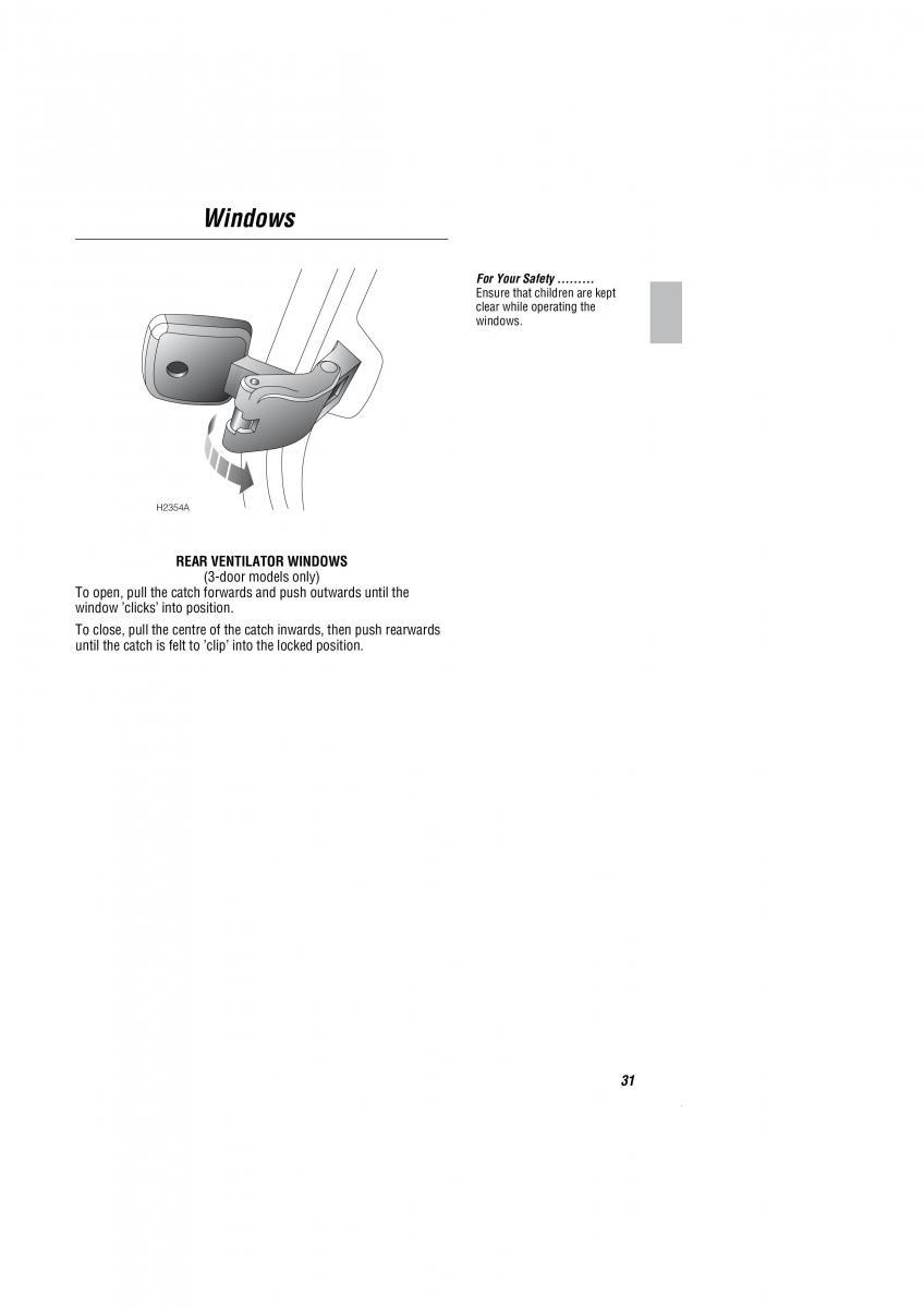 Land Rover Freelander I 1 owners manual / page 32