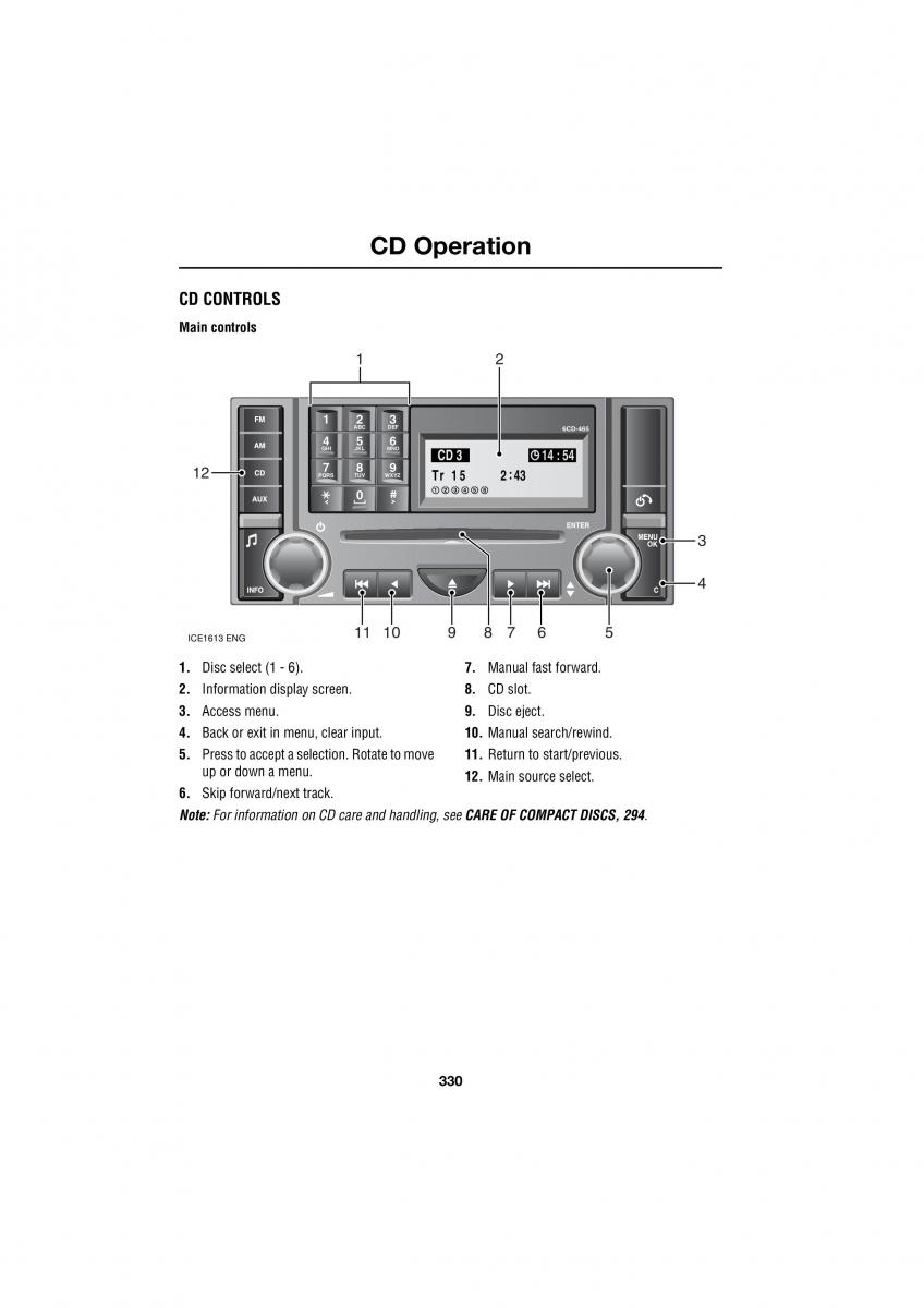 Land Rover Range Rover III 3 L322 owners manual / page 330
