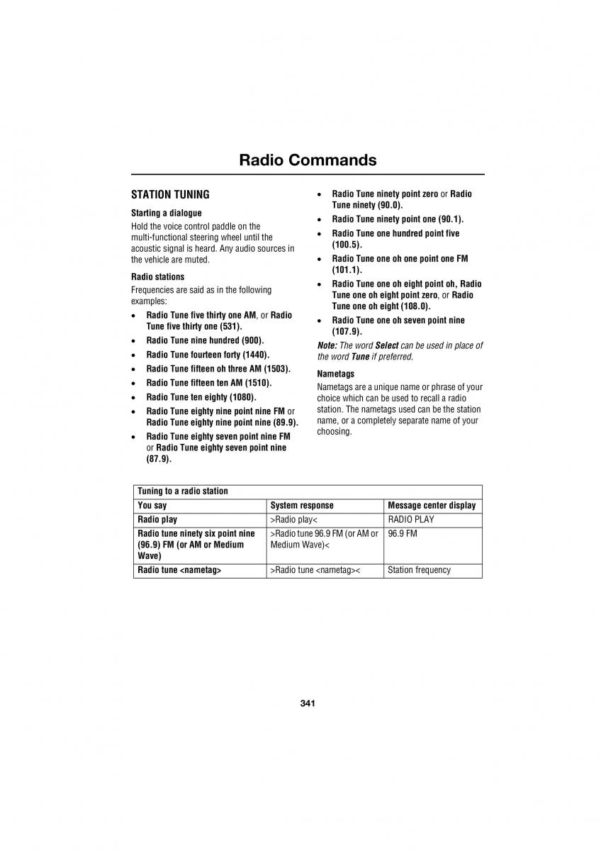 Land Rover Range Rover III 3 L322 owners manual / page 341
