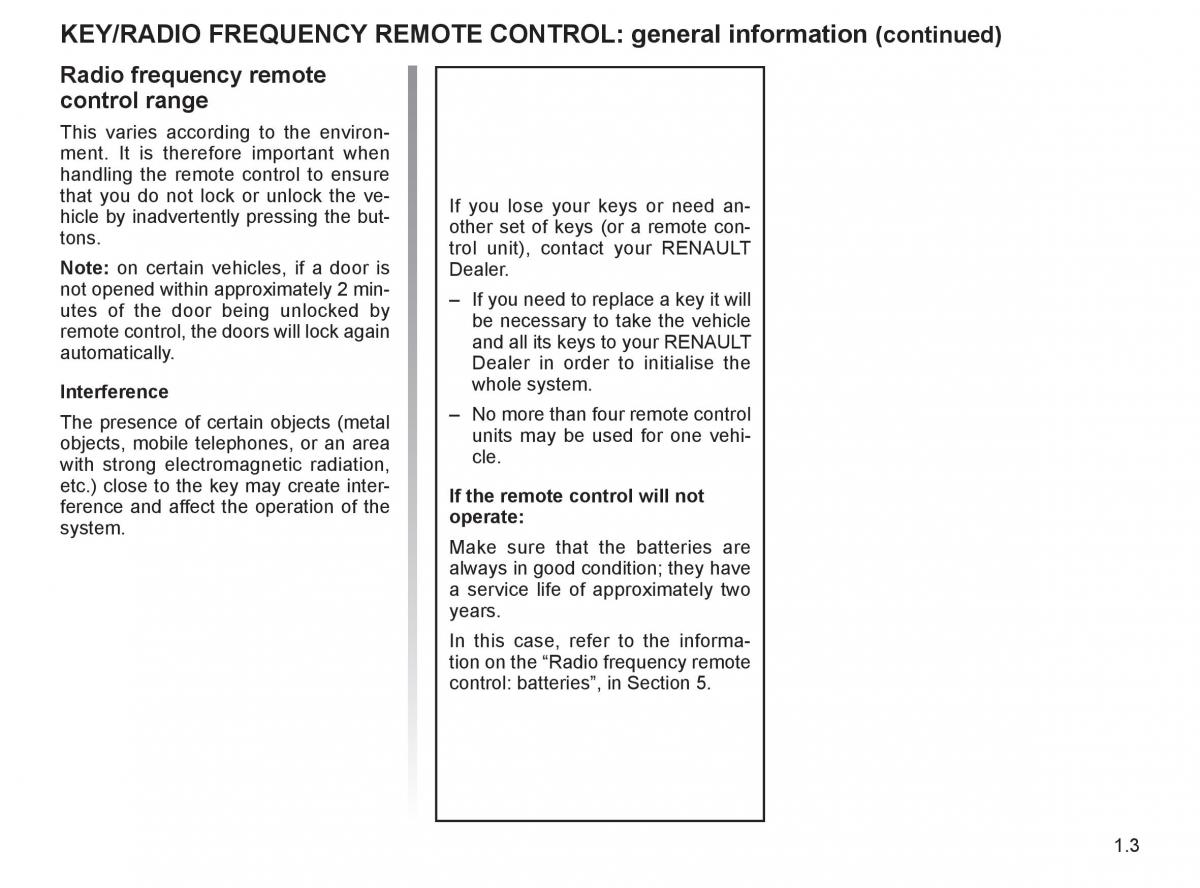 manual  Renault Twingo II 2 owners manual / page 10