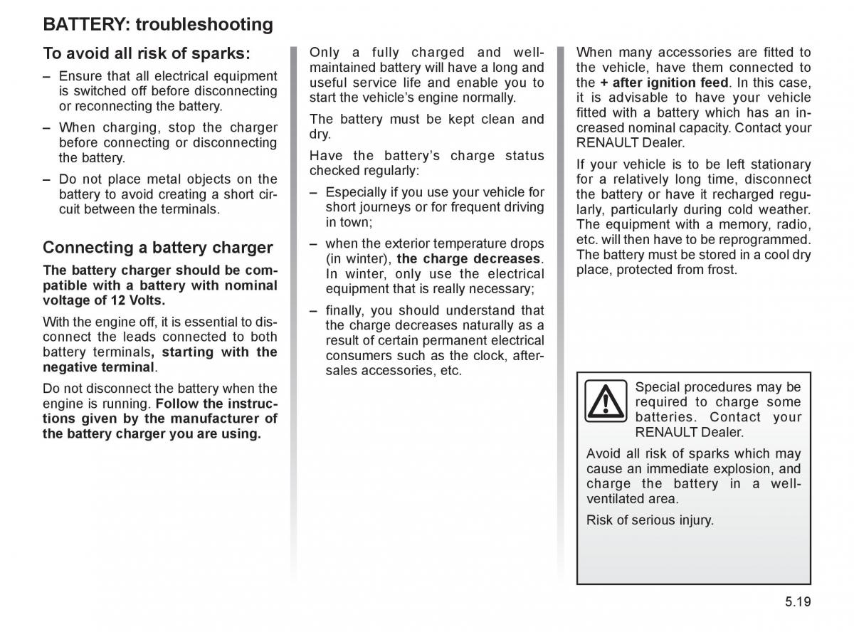 Renault Twingo II 2 owners manual / page 174