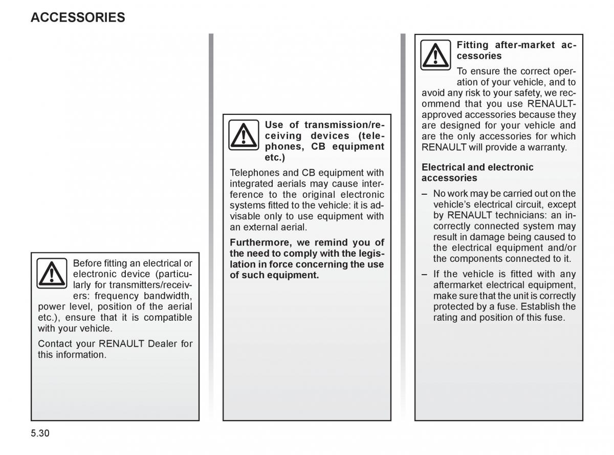 Renault Twingo II 2 owners manual / page 185